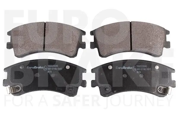 Bremsbelagsatz, Scheibenbremse Vorderachse EUROBRAKE 5502223245