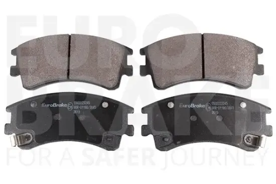 Bremsbelagsatz, Scheibenbremse Vorderachse EUROBRAKE 5502223245 Bild Bremsbelagsatz, Scheibenbremse Vorderachse EUROBRAKE 5502223245