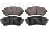 Bremsbelagsatz, Scheibenbremse Vorderachse EUROBRAKE 5502223260