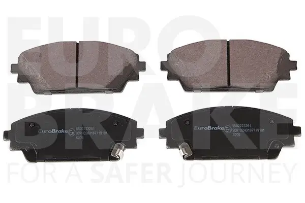 Bremsbelagsatz, Scheibenbremse Vorderachse EUROBRAKE 5502223261