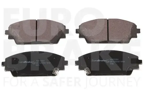 Bremsbelagsatz, Scheibenbremse Vorderachse EUROBRAKE 5502223261 Bild Bremsbelagsatz, Scheibenbremse Vorderachse EUROBRAKE 5502223261