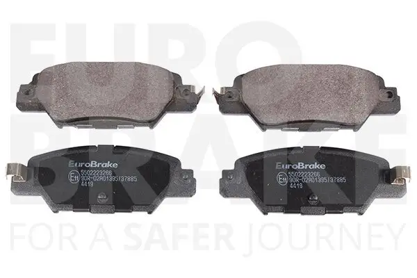 Bremsbelagsatz, Scheibenbremse Hinterachse EUROBRAKE 5502223266