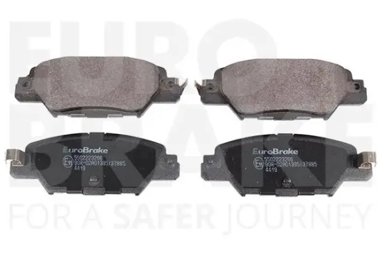 Bremsbelagsatz, Scheibenbremse Hinterachse EUROBRAKE 5502223266 Bild Bremsbelagsatz, Scheibenbremse Hinterachse EUROBRAKE 5502223266