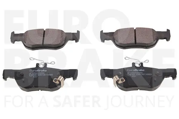 Bremsbelagsatz, Scheibenbremse EUROBRAKE 5502223269