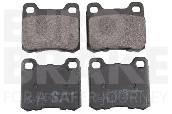 Bremsbelagsatz, Scheibenbremse Hinterachse EUROBRAKE 5502223306 Bild Bremsbelagsatz, Scheibenbremse Hinterachse EUROBRAKE 5502223306