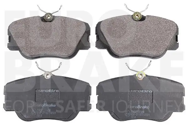 Bremsbelagsatz, Scheibenbremse Vorderachse EUROBRAKE 5502223308