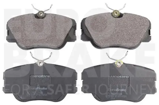 Bremsbelagsatz, Scheibenbremse Vorderachse EUROBRAKE 5502223308 Bild Bremsbelagsatz, Scheibenbremse Vorderachse EUROBRAKE 5502223308