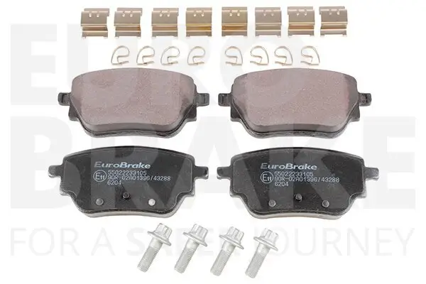 Bremsbelagsatz, Scheibenbremse EUROBRAKE 55022233105