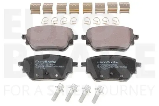 Bremsbelagsatz, Scheibenbremse EUROBRAKE 55022233105 Bild Bremsbelagsatz, Scheibenbremse EUROBRAKE 55022233105