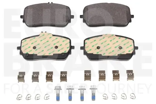 Bremsbelagsatz, Scheibenbremse EUROBRAKE 55022233107 Bild Bremsbelagsatz, Scheibenbremse EUROBRAKE 55022233107