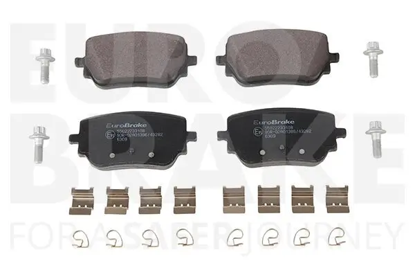 Bremsbelagsatz, Scheibenbremse EUROBRAKE 55022233108