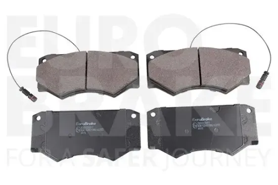 Bremsbelagsatz, Scheibenbremse Vorderachse EUROBRAKE 5502223739 Bild Bremsbelagsatz, Scheibenbremse Vorderachse EUROBRAKE 5502223739