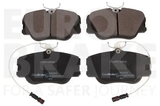 Bremsbelagsatz, Scheibenbremse Vorderachse EUROBRAKE 5502223318 Bild Bremsbelagsatz, Scheibenbremse Vorderachse EUROBRAKE 5502223318