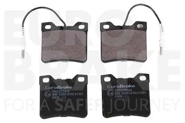 Bremsbelagsatz, Scheibenbremse Hinterachse EUROBRAKE 5502223326