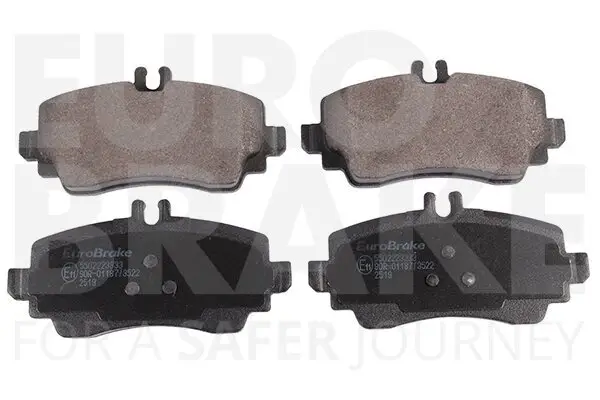 Bremsbelagsatz, Scheibenbremse Vorderachse EUROBRAKE 5502223333