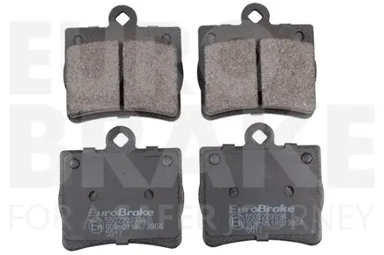 Bremsbelagsatz, Scheibenbremse Hinterachse EUROBRAKE 5502223334 Bild Bremsbelagsatz, Scheibenbremse Hinterachse EUROBRAKE 5502223334
