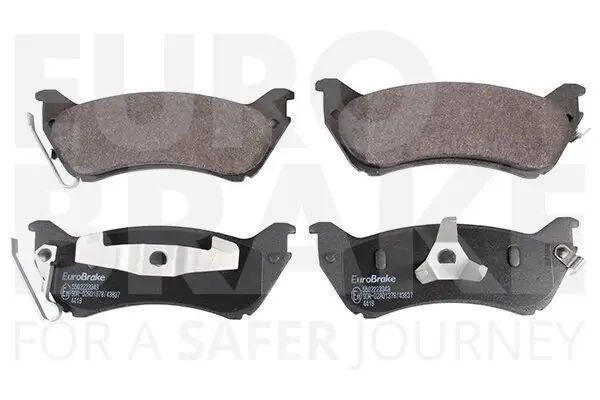 Bremsbelagsatz, Scheibenbremse Hinterachse EUROBRAKE 5502223343