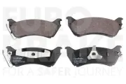 Bremsbelagsatz, Scheibenbremse Hinterachse EUROBRAKE 5502223927