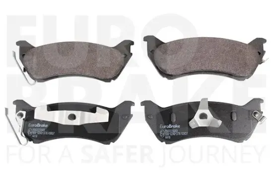 Bremsbelagsatz, Scheibenbremse Hinterachse EUROBRAKE 5502223343 Bild Bremsbelagsatz, Scheibenbremse Hinterachse EUROBRAKE 5502223343