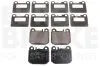 Bremsbelagsatz, Scheibenbremse Hinterachse EUROBRAKE 5502223350