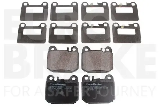 Bremsbelagsatz, Scheibenbremse Hinterachse EUROBRAKE 5502223350 Bild Bremsbelagsatz, Scheibenbremse Hinterachse EUROBRAKE 5502223350