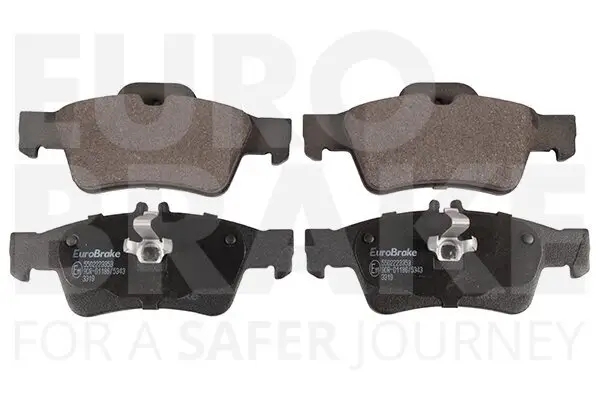 Bremsbelagsatz, Scheibenbremse Hinterachse EUROBRAKE 5502223353