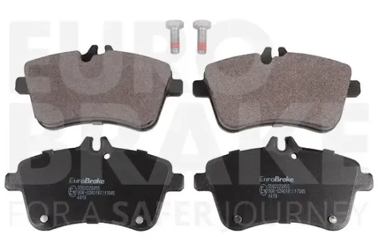 Bremsbelagsatz, Scheibenbremse Vorderachse EUROBRAKE 5502223355 Bild Bremsbelagsatz, Scheibenbremse Vorderachse EUROBRAKE 5502223355