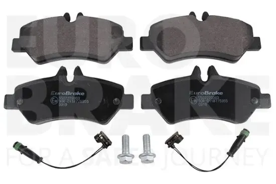Bremsbelagsatz, Scheibenbremse EUROBRAKE 5502223363 Bild Bremsbelagsatz, Scheibenbremse EUROBRAKE 5502223363