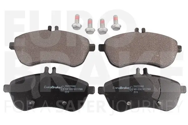 Bremsbelagsatz, Scheibenbremse EUROBRAKE 5502223366
