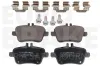 Bremsbelagsatz, Scheibenbremse Hinterachse EUROBRAKE 5502223370