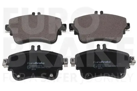 Bremsbelagsatz, Scheibenbremse Vorderachse EUROBRAKE 5502223372 Bild Bremsbelagsatz, Scheibenbremse Vorderachse EUROBRAKE 5502223372