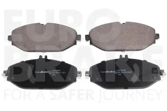 Bremsbelagsatz, Scheibenbremse Vorderachse EUROBRAKE 5502223380 Bild Bremsbelagsatz, Scheibenbremse Vorderachse EUROBRAKE 5502223380