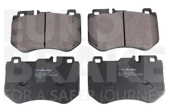 Bremsbelagsatz, Scheibenbremse Vorderachse EUROBRAKE 5502223390 Bild Bremsbelagsatz, Scheibenbremse Vorderachse EUROBRAKE 5502223390