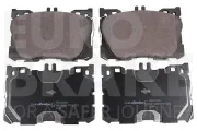 Bremsbelagsatz, Scheibenbremse Vorderachse EUROBRAKE 5502223391