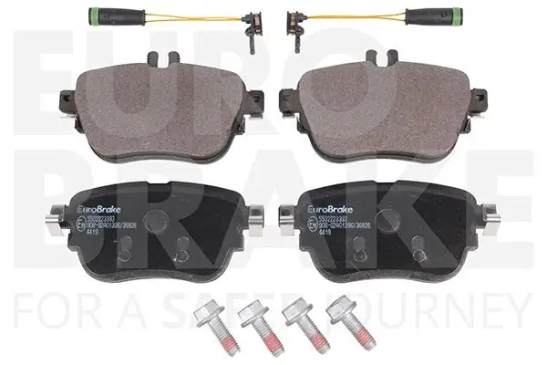 Bremsbelagsatz, Scheibenbremse Hinterachse EUROBRAKE 5502223393