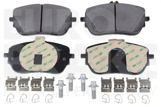Bremsbelagsatz, Scheibenbremse EUROBRAKE 5502223398 Bild Bremsbelagsatz, Scheibenbremse EUROBRAKE 5502223398