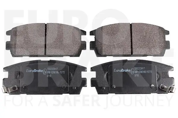 Bremsbelagsatz, Scheibenbremse Hinterachse EUROBRAKE 5502223417