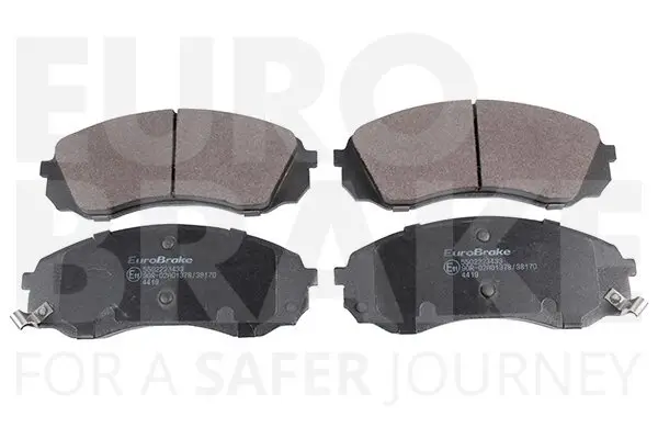 Bremsbelagsatz, Scheibenbremse Vorderachse EUROBRAKE 5502223433