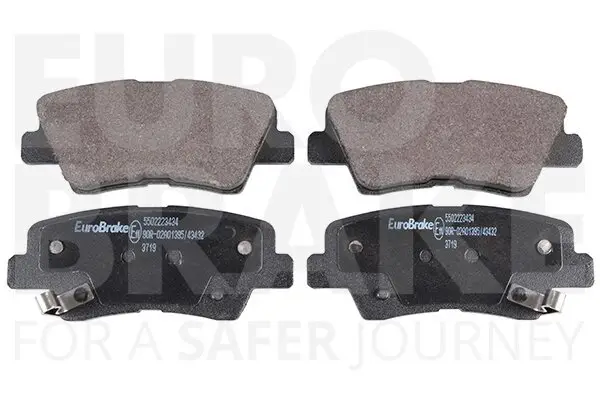 Bremsbelagsatz, Scheibenbremse EUROBRAKE 5502223434