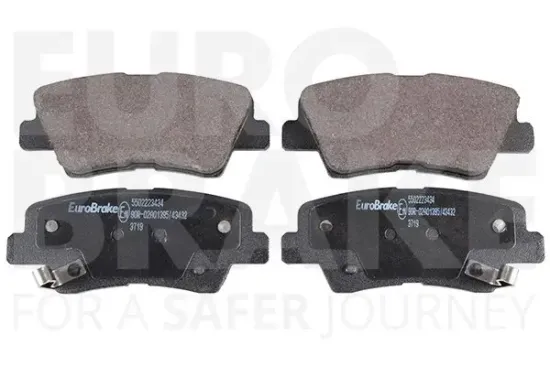 Bremsbelagsatz, Scheibenbremse EUROBRAKE 5502223434 Bild Bremsbelagsatz, Scheibenbremse EUROBRAKE 5502223434