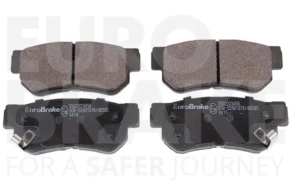 Bremsbelagsatz, Scheibenbremse Hinterachse EUROBRAKE 5502223456