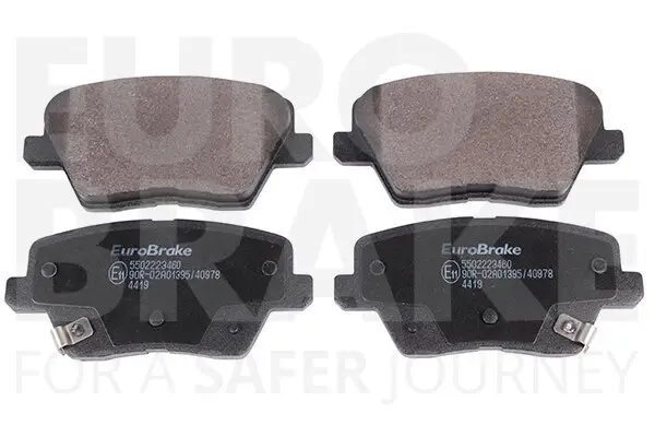 Bremsbelagsatz, Scheibenbremse Hinterachse EUROBRAKE 5502223460