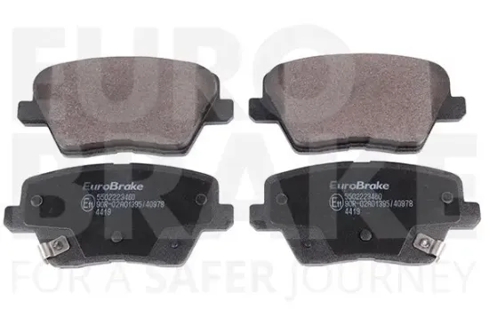 Bremsbelagsatz, Scheibenbremse Hinterachse EUROBRAKE 5502223460 Bild Bremsbelagsatz, Scheibenbremse Hinterachse EUROBRAKE 5502223460