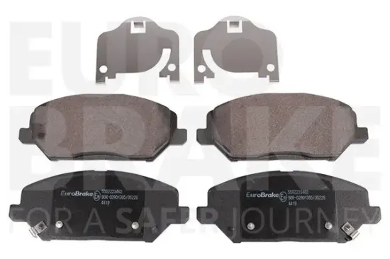 Bremsbelagsatz, Scheibenbremse Vorderachse EUROBRAKE 5502223462 Bild Bremsbelagsatz, Scheibenbremse Vorderachse EUROBRAKE 5502223462