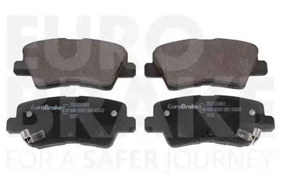 Bremsbelagsatz, Scheibenbremse EUROBRAKE 5502223463 Bild Bremsbelagsatz, Scheibenbremse EUROBRAKE 5502223463