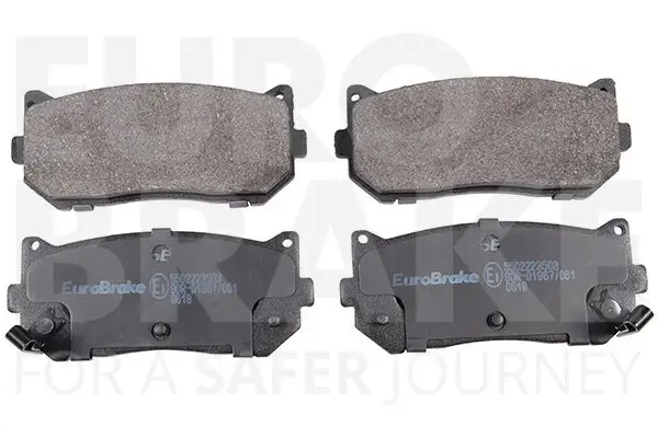 Bremsbelagsatz, Scheibenbremse Hinterachse EUROBRAKE 5502223503