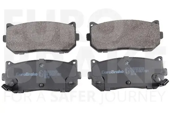 Bremsbelagsatz, Scheibenbremse Hinterachse EUROBRAKE 5502223503 Bild Bremsbelagsatz, Scheibenbremse Hinterachse EUROBRAKE 5502223503