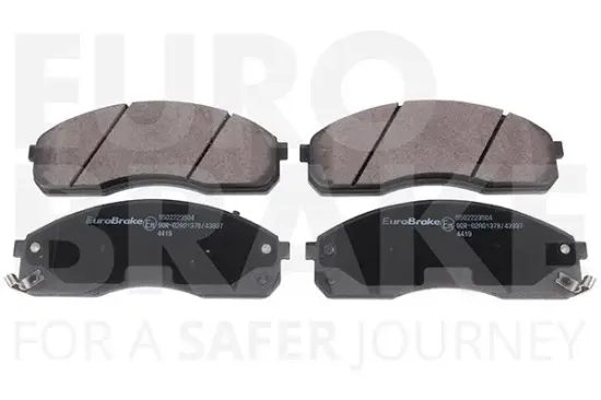 Bremsbelagsatz, Scheibenbremse EUROBRAKE 5502223504 Bild Bremsbelagsatz, Scheibenbremse EUROBRAKE 5502223504