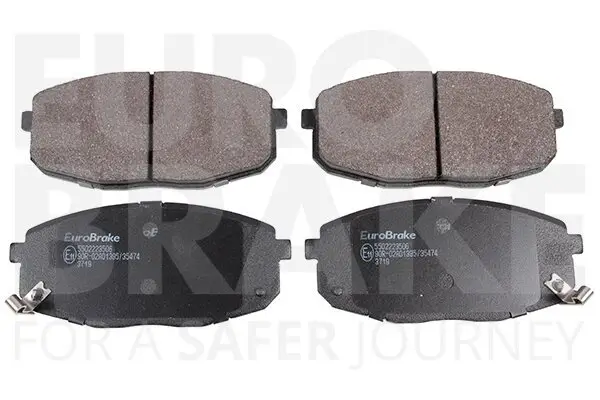 Bremsbelagsatz, Scheibenbremse Vorderachse EUROBRAKE 5502223506