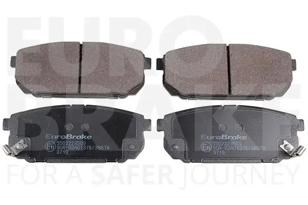 Bremsbelagsatz, Scheibenbremse Hinterachse EUROBRAKE 5502223509